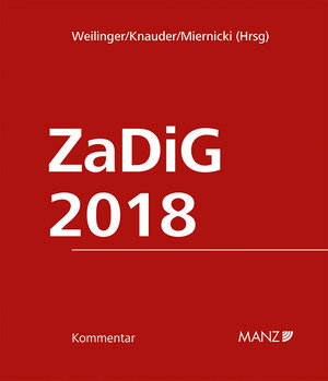 Buchcover ZaDiG 2018  | EAN 9783214185619 | ISBN 3-214-18561-6 | ISBN 978-3-214-18561-9