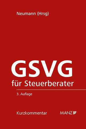 Buchcover GSVG für Steuerberater  | EAN 9783214250386 | ISBN 3-214-25038-8 | ISBN 978-3-214-25038-6