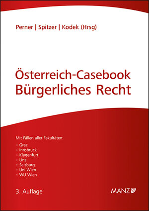 Buchcover Österreich-Casebook Bürgerliches Recht  | EAN 9783214253028 | ISBN 3-214-25302-6 | ISBN 978-3-214-25302-8