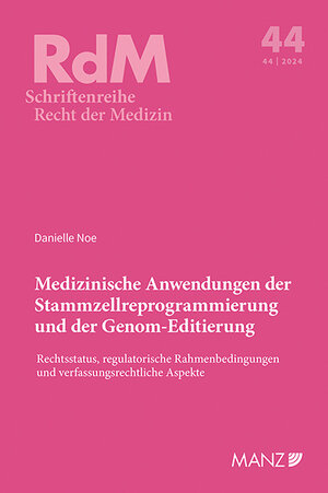 Buchcover Nomos eLibrary / Medizinische Anwendungen der Stammzellreprogrammierung und der Genom-Editierung | Danielle Noe | EAN 9783214260873 | ISBN 3-214-26087-1 | ISBN 978-3-214-26087-3