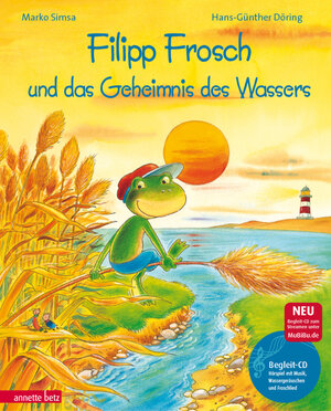 Buchcover Filipp Frosch und das Geheimnis des Wassers (Das musikalische Bilderbuch mit CD und zum Streamen) | Marko Simsa | EAN 9783219112054 | ISBN 3-219-11205-6 | ISBN 978-3-219-11205-4