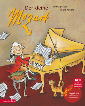 Buchcover Der kleine Mozart (Das musikalische Bilderbuch mit CD und zum Streamen) | Timna Brauer und Elias Meiri | EAN 9783219112481 | ISBN 3-219-11248-X | ISBN 978-3-219-11248-1