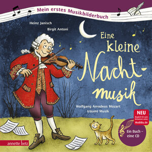 Buchcover Eine kleine Nachtmusik (Mein erstes Musikbilderbuch mit CD und zum Streamen) | Heinz Janisch | EAN 9783219117455 | ISBN 3-219-11745-7 | ISBN 978-3-219-11745-5