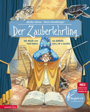 Buchcover Der Zauberlehrling (Das musikalische Bilderbuch mit CD und zum Streamen) | Marko Simsa | EAN 9783219117790 | ISBN 3-219-11779-1 | ISBN 978-3-219-11779-0