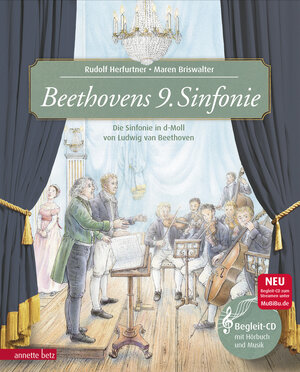 Buchcover Beethovens 9. Sinfonie (Das musikalische Bilderbuch mit CD im Buch und zum Streamen) | Rudolf Herfurtner | EAN 9783219118049 | ISBN 3-219-11804-6 | ISBN 978-3-219-11804-9