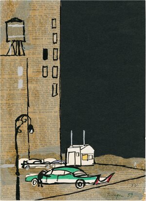 Buchcover Broadway (Postkarte, 20 Ex) | Tomi Ungerer | EAN 9783257889581 | ISBN 3-257-88958-5 | ISBN 978-3-257-88958-1