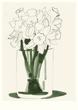 Buchcover Daffodils (Postkarte, 20 Ex) | Christoph Niemann | EAN 9783257889772 | ISBN 3-257-88977-1 | ISBN 978-3-257-88977-2