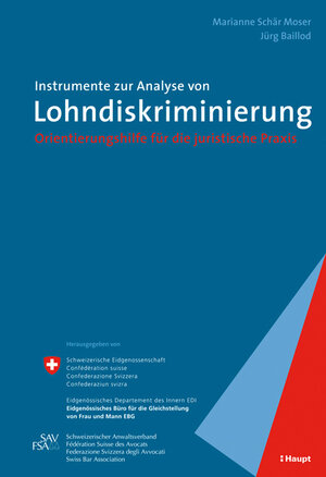 Buchcover Instrumente zur Analyse von Lohndiskriminierung | Marianne Schär Moser | EAN 9783258070827 | ISBN 3-258-07082-2 | ISBN 978-3-258-07082-7