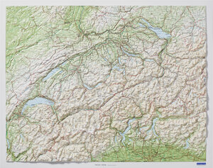 Buchcover Schweiz 1:500 000 Reliefkarte ohne Rahmen  | EAN 9783259010204 | ISBN 3-259-01020-3 | ISBN 978-3-259-01020-4