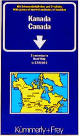Kümmerly & Frey Karten, Kanada: Indexed (International Road Map)