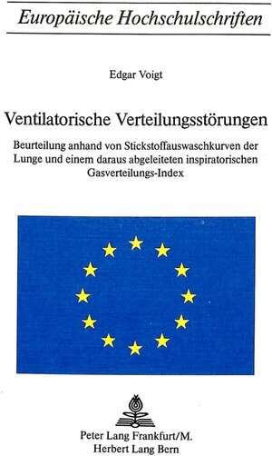 Buchcover Ventilatorische Verteilungsstörungen | Edgar Voigt | EAN 9783261029256 | ISBN 3-261-02925-0 | ISBN 978-3-261-02925-6