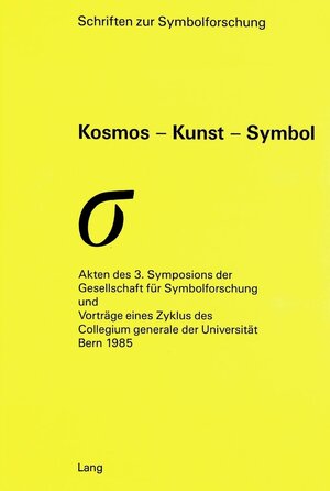 Buchcover Kosmos - Kunst - Symbol | Adam Zweig | EAN 9783261035929 | ISBN 3-261-03592-7 | ISBN 978-3-261-03592-9