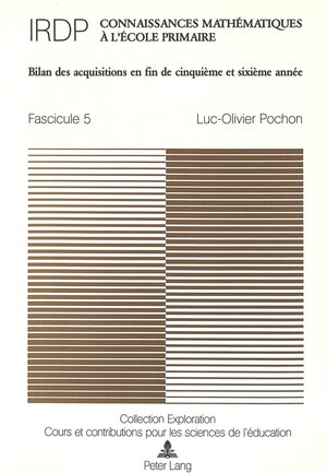 Buchcover Connaissances mathématiques à l'école primaire | Luc-Olivier Pochon | EAN 9783261039705 | ISBN 3-261-03970-1 | ISBN 978-3-261-03970-5