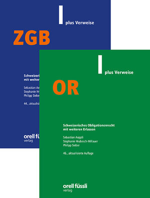 Buchcover ZGB/OR plus Verweise Kombipaket, 44./46. Aufl. | Sebastian Aeppli | EAN 9783280075166 | ISBN 3-280-07516-5 | ISBN 978-3-280-07516-6