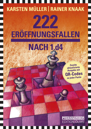 Buchcover 222 Eröffnungsfallen nach 1.d4 | Rainer Knaak | EAN 9783283010430 | ISBN 3-283-01043-9 | ISBN 978-3-283-01043-0