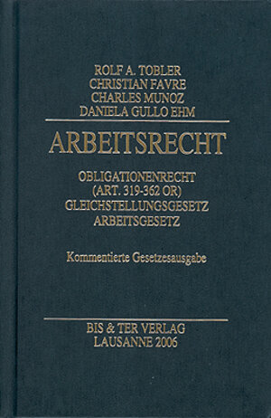 Buchcover Arbeitsrecht | Rolf A Tobler | EAN 9783286103818 | ISBN 3-286-10381-0 | ISBN 978-3-286-10381-8