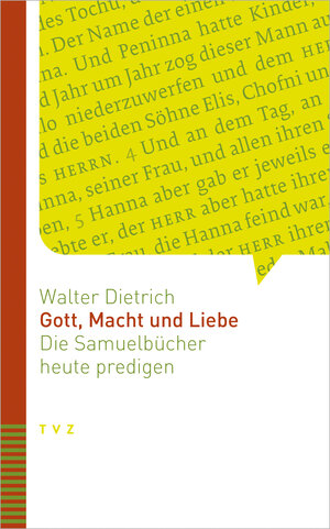 Buchcover Gott, Macht und Liebe | Walter Dietrich | EAN 9783290185947 | ISBN 3-290-18594-X | ISBN 978-3-290-18594-7