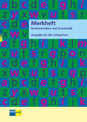 Buchcover Merkheft Rechtschreiben und Grammatik | Annamarie Inderbitzin | EAN 9783292003621 | ISBN 3-292-00362-8 | ISBN 978-3-292-00362-1