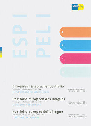 Buchcover Europäisches Sprachenportfolio ESP I  | EAN 9783292005038 | ISBN 3-292-00503-5 | ISBN 978-3-292-00503-8