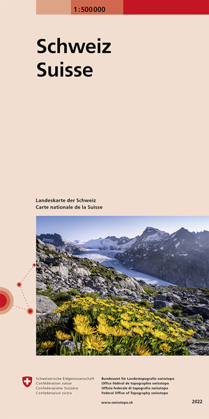 Buchcover Landeskarte der Schweiz 1:500 000  | EAN 9783302000701 | ISBN 3-302-00070-7 | ISBN 978-3-302-00070-1