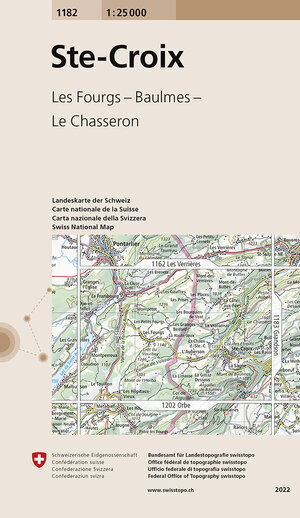 Buchcover 1182 Ste-Croix  | EAN 9783302011820 | ISBN 3-302-01182-2 | ISBN 978-3-302-01182-0