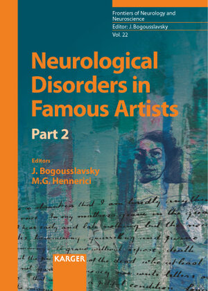 Buchcover Neurological Disorders in Famous Artists - Part 2 | EAN 9783318014501 | ISBN 3-318-01450-8 | ISBN 978-3-318-01450-1