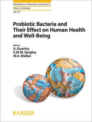 Buchcover Probiotic Bacteria and Their Effect on Human Health and Well-Being  | EAN 9783318023244 | ISBN 3-318-02324-8 | ISBN 978-3-318-02324-4