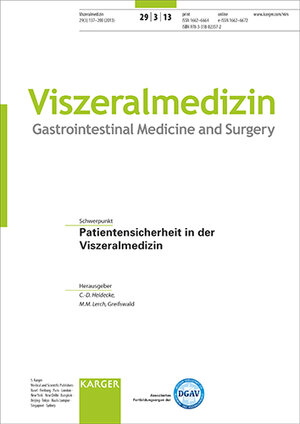 Buchcover Patientensicherheit in der Viszeralmedizin  | EAN 9783318023589 | ISBN 3-318-02358-2 | ISBN 978-3-318-02358-9