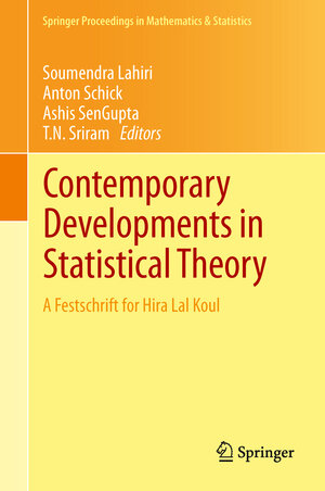 Buchcover Contemporary Developments in Statistical Theory | EAN 9783319026510 | ISBN 3-319-02651-8 | ISBN 978-3-319-02651-0