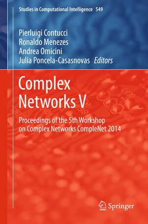 Buchcover Complex Networks V  | EAN 9783319054001 | ISBN 3-319-05400-7 | ISBN 978-3-319-05400-1