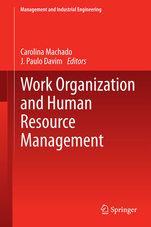 Buchcover Work Organization and Human Resource Management  | EAN 9783319063768 | ISBN 3-319-06376-6 | ISBN 978-3-319-06376-8