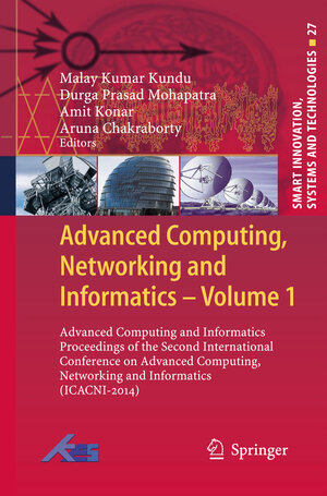 Buchcover Advanced Computing, Networking and Informatics- Volume 1 | EAN 9783319073521 | ISBN 3-319-07352-4 | ISBN 978-3-319-07352-1