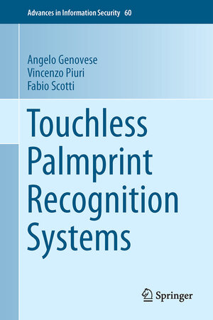 Buchcover Touchless Palmprint Recognition Systems | Angelo Genovese | EAN 9783319103655 | ISBN 3-319-10365-2 | ISBN 978-3-319-10365-5