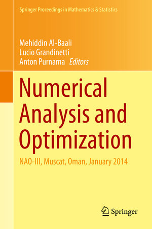 Buchcover Numerical Analysis and Optimization | EAN 9783319176895 | ISBN 3-319-17689-7 | ISBN 978-3-319-17689-5