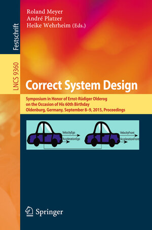 Buchcover Correct System Design  | EAN 9783319235059 | ISBN 3-319-23505-2 | ISBN 978-3-319-23505-9
