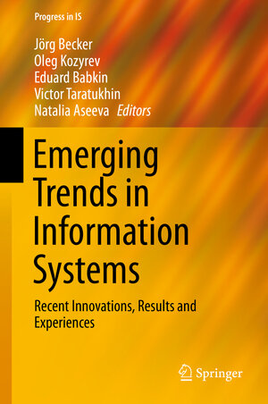 Buchcover Emerging Trends in Information Systems | EAN 9783319239279 | ISBN 3-319-23927-9 | ISBN 978-3-319-23927-9