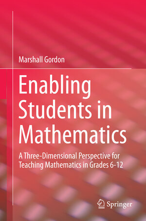 Buchcover Enabling Students in Mathematics | Gordon Marshall | EAN 9783319254067 | ISBN 3-319-25406-5 | ISBN 978-3-319-25406-7