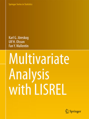 Buchcover Multivariate Analysis with LISREL | Karl G. Jöreskog | EAN 9783319331539 | ISBN 3-319-33153-1 | ISBN 978-3-319-33153-9