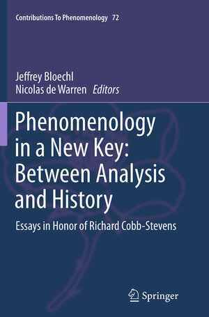 Buchcover Phenomenology in a New Key: Between Analysis and History | EAN 9783319349879 | ISBN 3-319-34987-2 | ISBN 978-3-319-34987-9