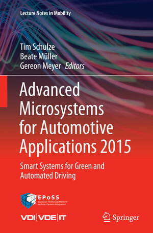 Buchcover Advanced Microsystems for Automotive Applications 2015 | EAN 9783319370187 | ISBN 3-319-37018-9 | ISBN 978-3-319-37018-7