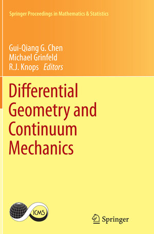 Buchcover Differential Geometry and Continuum Mechanics | EAN 9783319371337 | ISBN 3-319-37133-9 | ISBN 978-3-319-37133-7