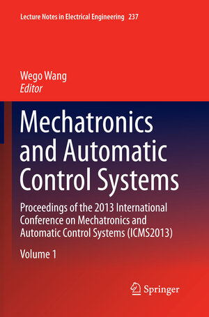 Buchcover Mechatronics and Automatic Control Systems | EAN 9783319375137 | ISBN 3-319-37513-X | ISBN 978-3-319-37513-7