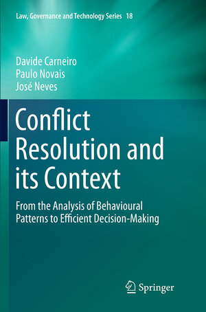 Buchcover Conflict Resolution and its Context | Davide Carneiro | EAN 9783319377575 | ISBN 3-319-37757-4 | ISBN 978-3-319-37757-5