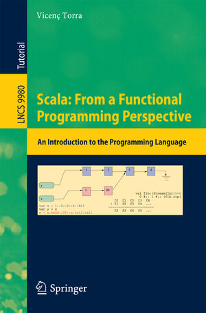 Buchcover Scala: From a Functional Programming Perspective | Vicenç Torra | EAN 9783319464800 | ISBN 3-319-46480-9 | ISBN 978-3-319-46480-0