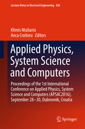 Buchcover Applied Physics, System Science and Computers | EAN 9783319539348 | ISBN 3-319-53934-5 | ISBN 978-3-319-53934-8