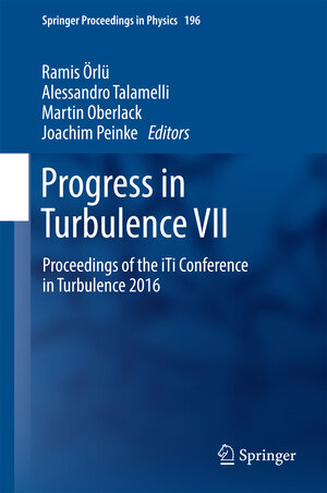 Buchcover Progress in Turbulence VII | EAN 9783319579337 | ISBN 3-319-57933-9 | ISBN 978-3-319-57933-7
