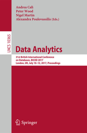 Buchcover Data Analytics | EAN 9783319607948 | ISBN 3-319-60794-4 | ISBN 978-3-319-60794-8