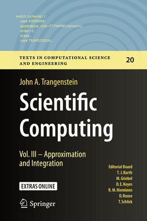 Buchcover Scientific Computing | John A. Trangenstein | EAN 9783319691091 | ISBN 3-319-69109-0 | ISBN 978-3-319-69109-1