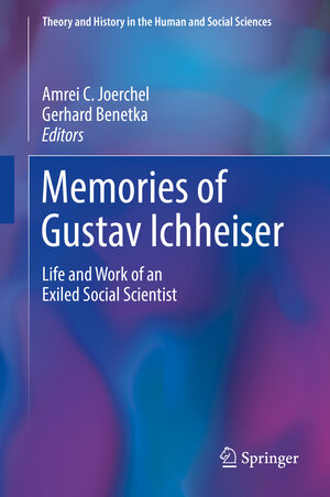 Buchcover Memories of Gustav Ichheiser  | EAN 9783319725086 | ISBN 3-319-72508-4 | ISBN 978-3-319-72508-6