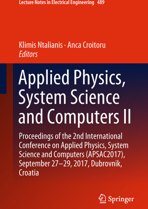 Buchcover Applied Physics, System Science and Computers II | EAN 9783319756042 | ISBN 3-319-75604-4 | ISBN 978-3-319-75604-2
